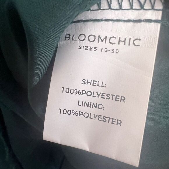 Bloomchic Long Sleeve Midi Dress Green - Picture 6 of 7